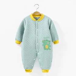 Bear Leader – pyjama chaud pour enfants, barboteuse pour garçon et fille, vêtements d'extérieur doux, épais, pour nouveau né, printemps, automne, hiver 