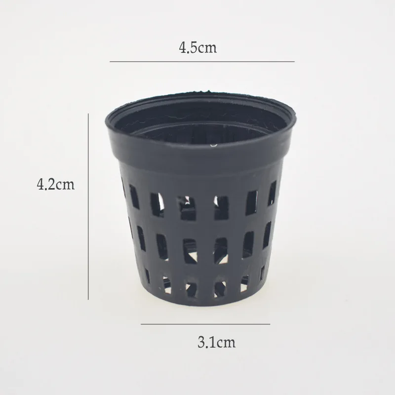 5pcs/lot Fish Tank Plants Planting Basket Plants Cup Packing for Medium Tissue Culture Basin Plastic Basket