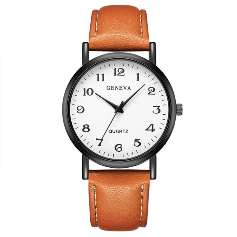 

Fashion Style Luxury Brand Womens Watch Casual Leather Strap Simple Dial Quartz Clock Ladies Dress Gift Watches reloj mujer