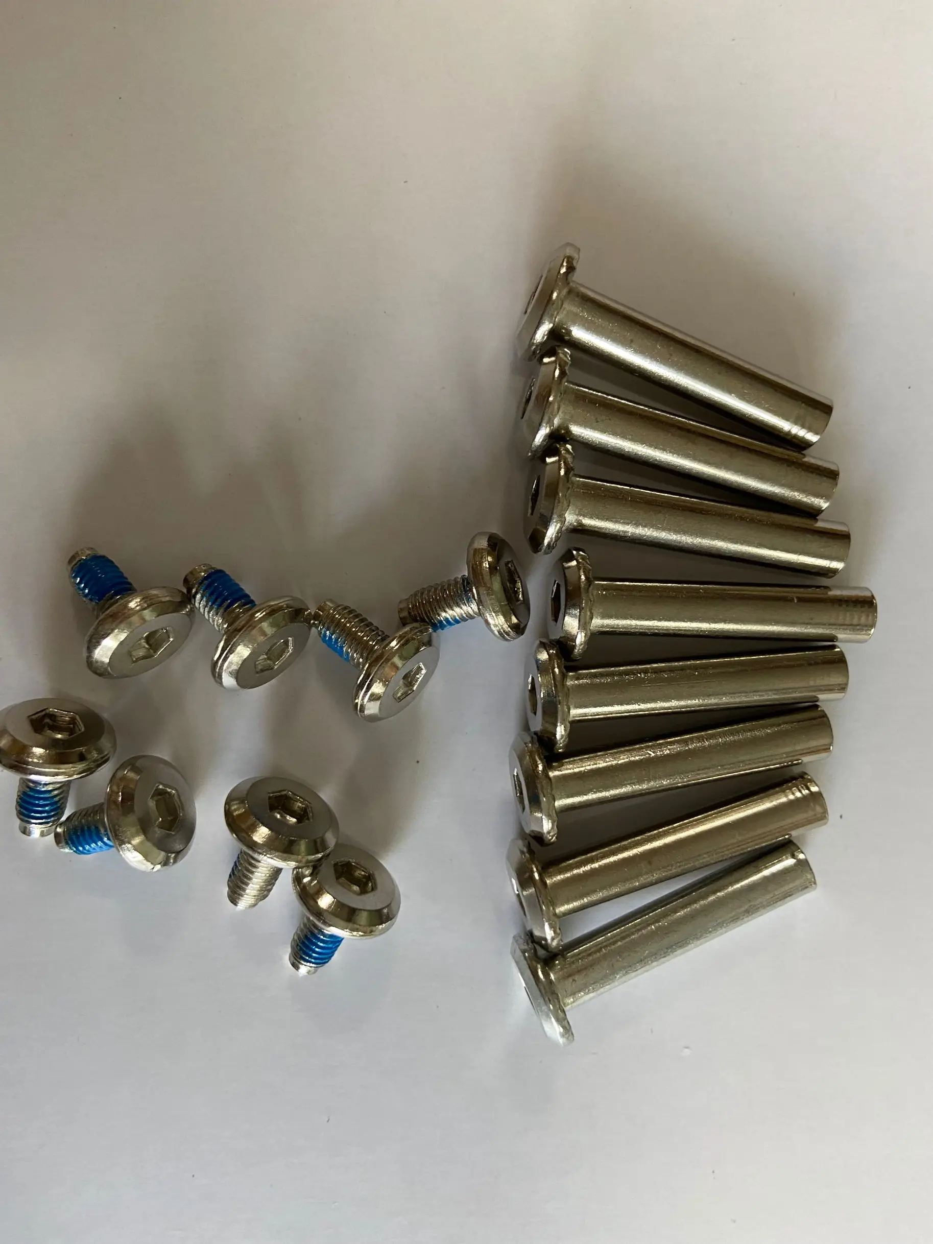 Inline Skate Wheel Parts Screw Inline Skate Wheel Bearings 8 Pcs