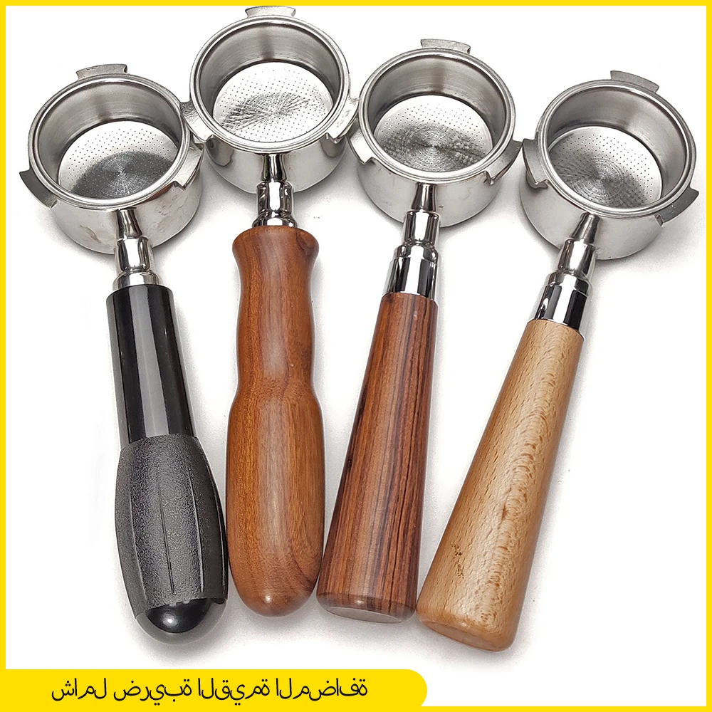 

54&51mm Bottomless Portafilter for Professional Espresso Machine with 2 Cup filter Basket Included, 304 Stainless Steel