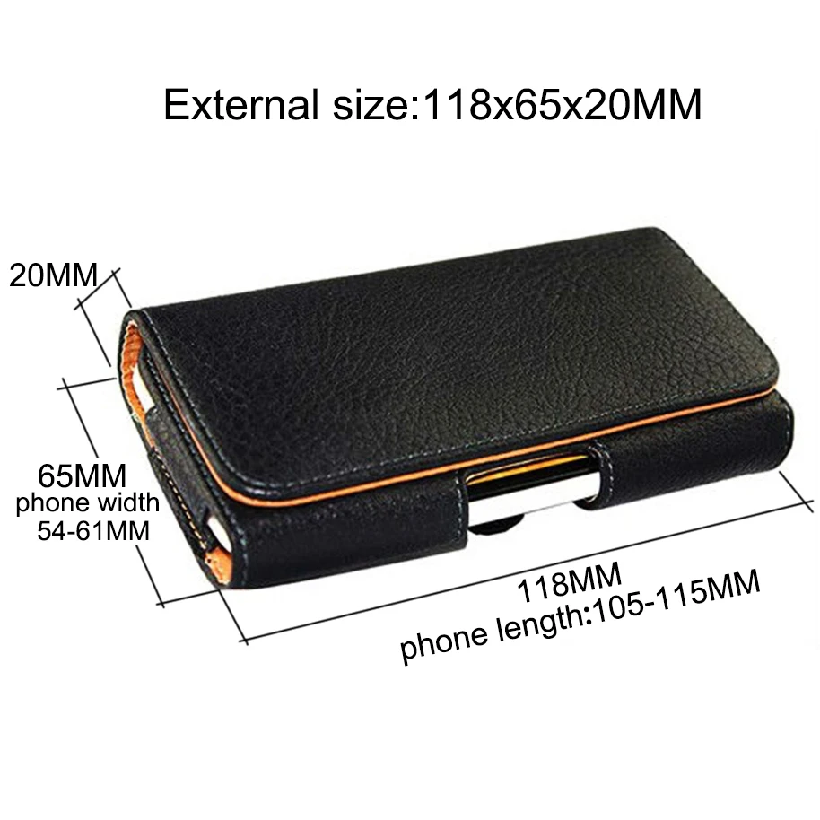 Чехол для Телефона iphone xiaomi huawei с зажимом ремня из искусственной кожи чехол