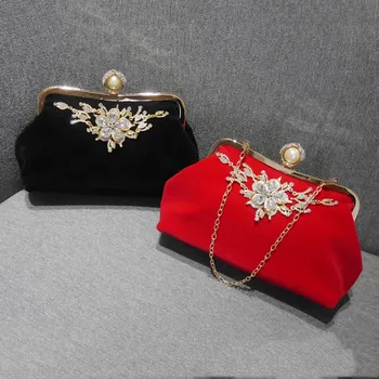 

National Style Purse Crossbody Bags Clutch Luxury Handbags Women Bag Designer Messenger Beach Travel Summer Velour Jewelry Bags