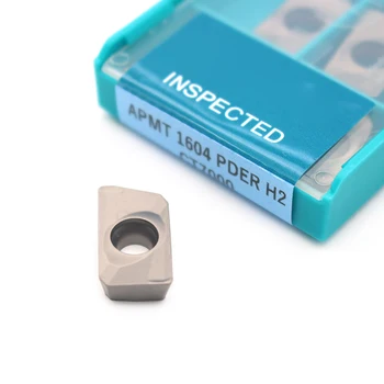 

10PCS APMT1604 PDER H2 CT7000 Milling Tools Cermet Grade Carbide insert Lathe cutter Tool Milling insert Face milling