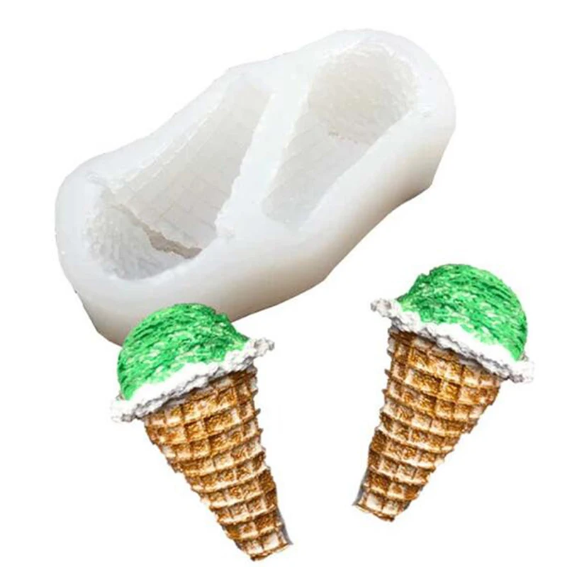 Горячая Сладкая трубка форма мороженого Жидкая силиконовая форма DIY Сахар ремесло форма для торта Конфета шоколадная глина плесень украшения торта инструменты