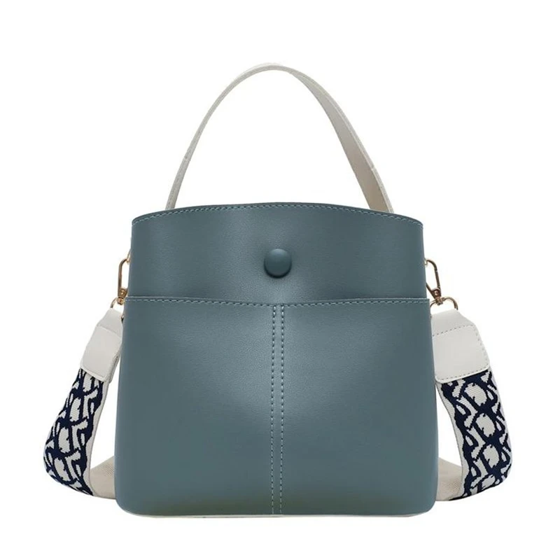 

Famous Brand Bag Brand Handbag 2018 Fashion Bucket Type Shoulder Bag Trend Wild Messenger Bag Bucket Zipper Clear Purse Soft