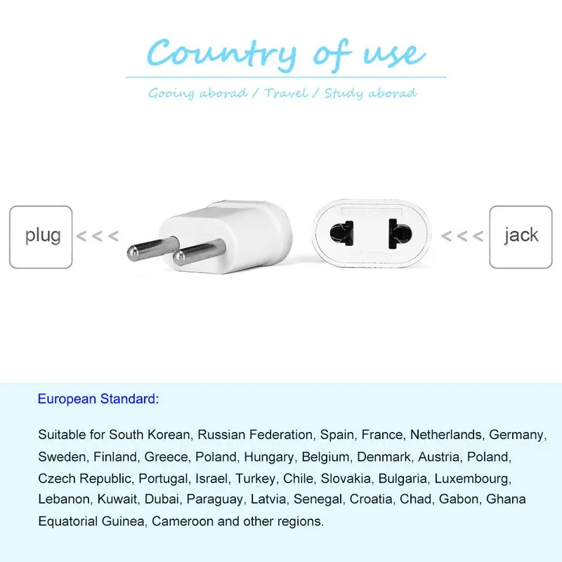 Адаптер питания KR США Австралии евро Япония Китай|eu socket plug|european outletsus |