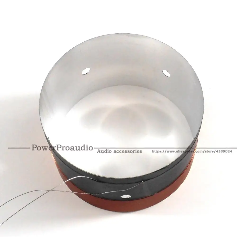 White Aluminum Bass Voice Coil Fio Redondo de Cobre Puro Ohm 75.5 mm Pcs Par - Image 4