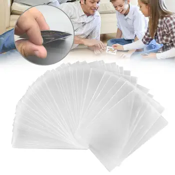 

100PCS Magic Transparent Poker Cards Protector Board Game Cards Protector Mtg Card Protectors Tcg For Board Game Card Sleeves