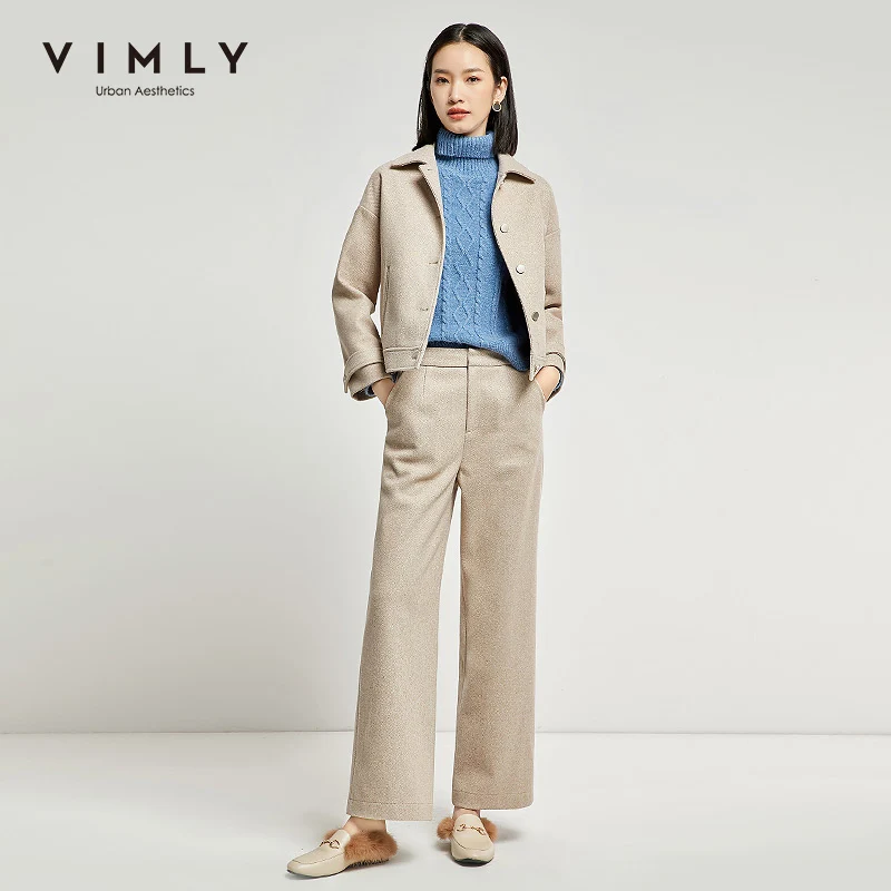 Vimly Женский комплект из двух предметов офисный женский элегантный осенне зимний