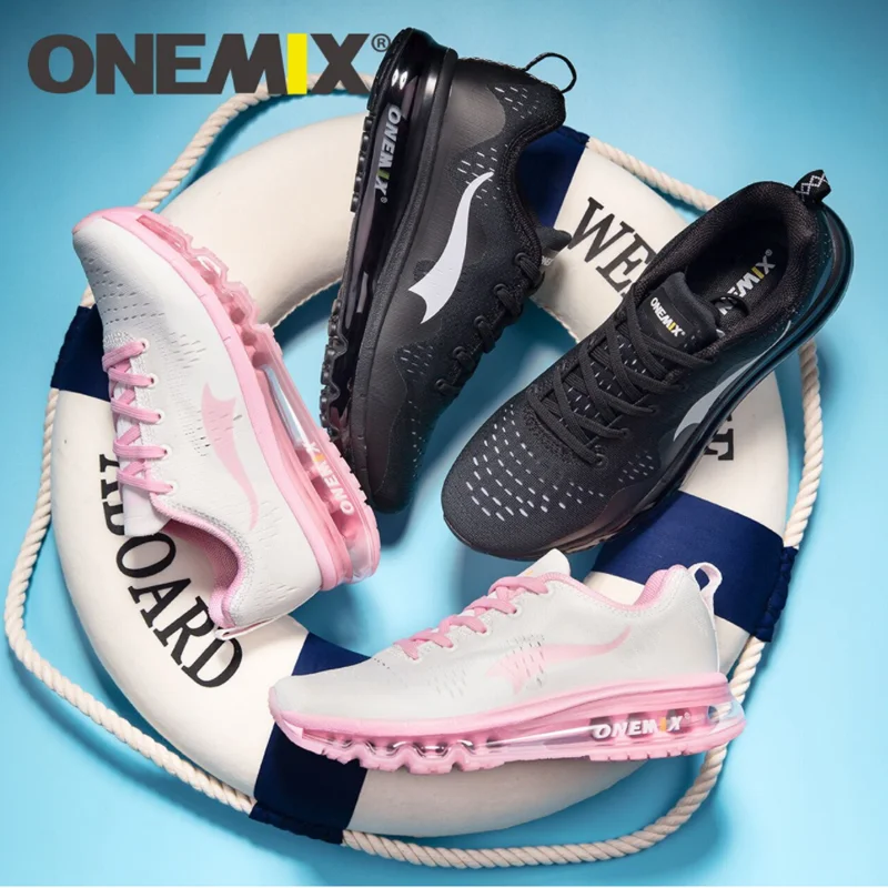 Женская спортивная обувь ONEMIX летние сетчатые дышащие кроссовки с воздушной