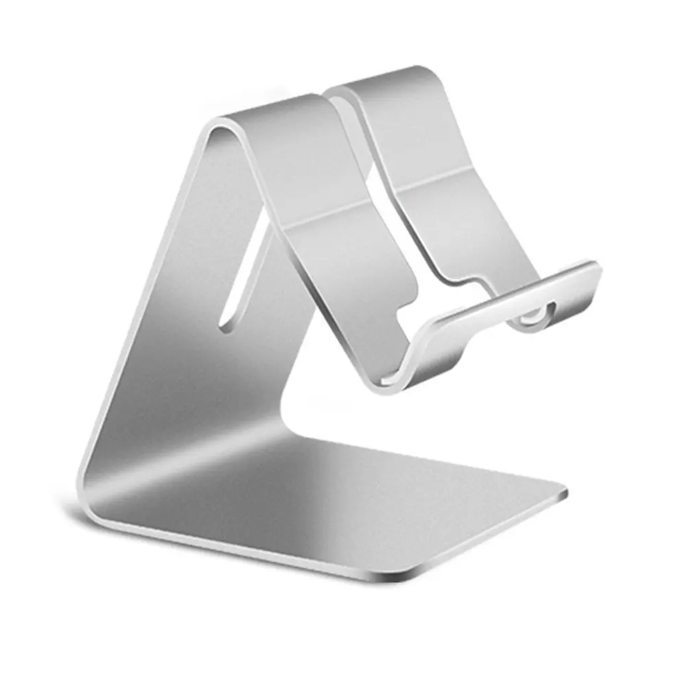 

Desktop Mobile Phone Bracket Lazy Double Folding Portable Ipad Tablet Watching Tv Aluminum Alloy Is A Live Support Frame