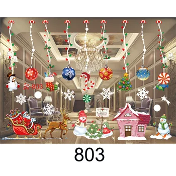 

Window Cling Stickers Christmas Static Decoration For Home Decor 1 Sheet Reusable Delicate