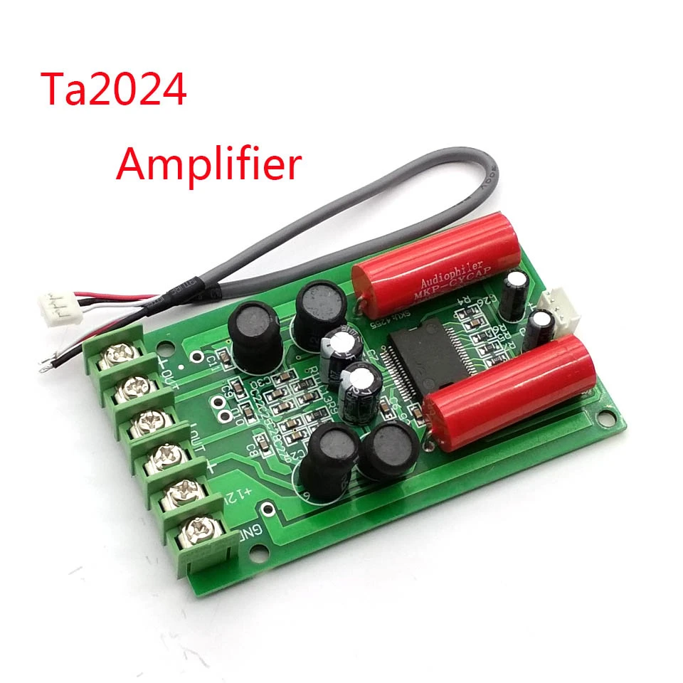 TA2024 12V 2x15W AMP Amplifier Board Module Mini HIFI Digital Audio Car PC 