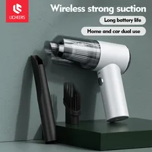 Licheers Mini Wireless Car Vacuum Cleaner Super Strong Suction 3500 Pa Portable Handheld Auto Vacumm Cleaner for office home car