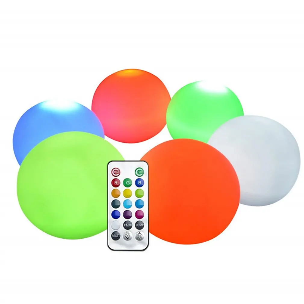 

Ball Lights Floating Colorful Christmas Tree Lights Celebration Decoration Remote Control Ball Lights
