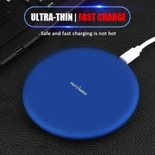 Беспроводное зарядное устройство FENGDAO 5 Вт Qi для samsung S9 S10+ Note 9 8 Galaxy S10Fast Беспроводная зарядная панель 7,5 Вт для iPhone X/XS Max XR 8