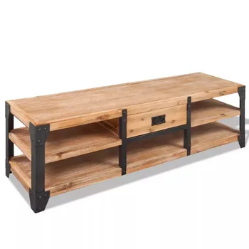 

VidaXL TV Stand Solid Acacia Wood 140x40x45 Cm 243913