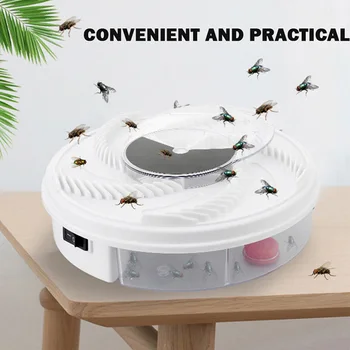 

Electric Fly Trap Anti Fly Killer Traps Automatic Flycatcher Device Insect Pest Reject Control Catcher Fly Trap Catching Usb hot