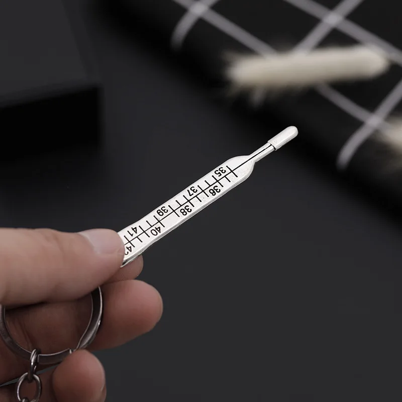 Для врача для медсестры медицинский инструмент модная цепочка для ключей Мини шприц стетоскоп термометр Подвески симпатичный брелок украшения для выпускного подарок