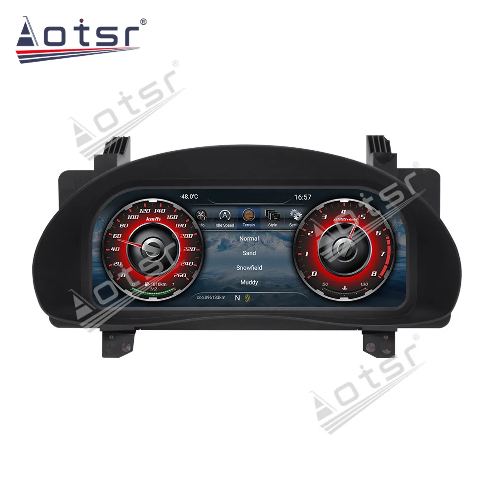 12.3“ LCD For Toyota Corolla 2014 2015 2016 2017 Car Dashboard Instrument Display Multimedia Android GPS Navi WiFi BT Head Unit