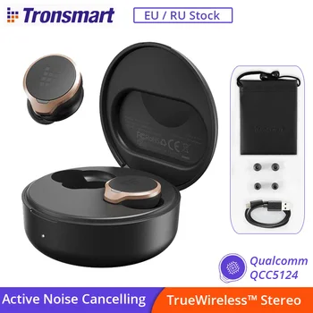 

Tronsmart Apollo Bold ANC TWS Earbuds Qualcommchip QCC5124 Active Noise Cancelling, APP Control, Bluetooth Wireless Earphones
