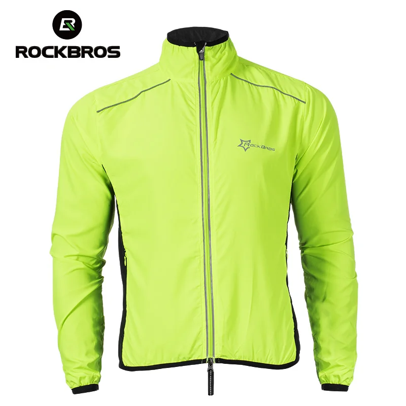 Chaleco de ciclismo a prueba de viento ROCKBROS, chaqueta de poliéster reflectante transpirable, camiseta de seguridad sin mangas para bicicleta de montaña o carretera, equipo de ciclismo