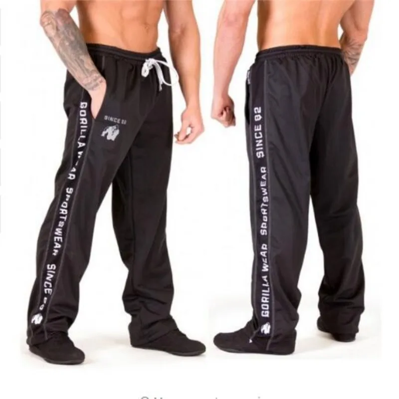 

The New Gorilla Logo Trousers Of 2019 Side Printed Mens Loose And Breathable Dress Track Pants Trousers Leisure Jogging Pants