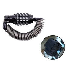 Bike Bicycle Lock 4 Digit Combination Code Steel Cable Security Password Lock LB88 friends f12 stainless steel combination lock silver