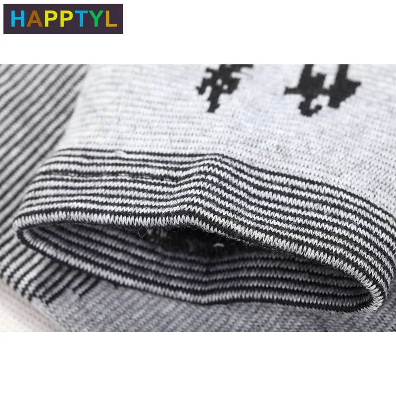 HAPPTYL 1Pair Ankle Sleeve Bamboo Charcoal Compression Ankle Support for Running, Soccer, Basketball, Football, Arthritis