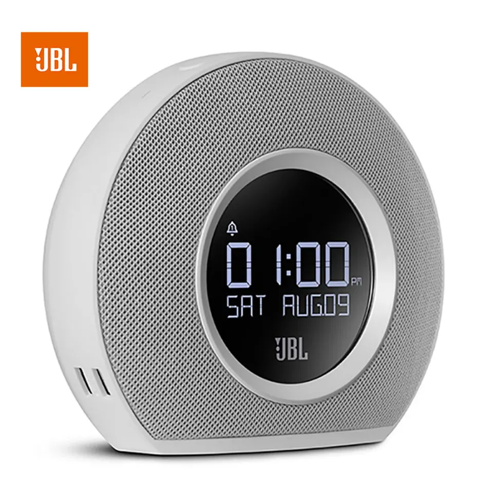 JBL Horizon Bluetooth Беспроводной Динамик Будильник FM радио с зарядка через usb светодиодный окружающей среды Светильник Настольный стерео звук Динамик