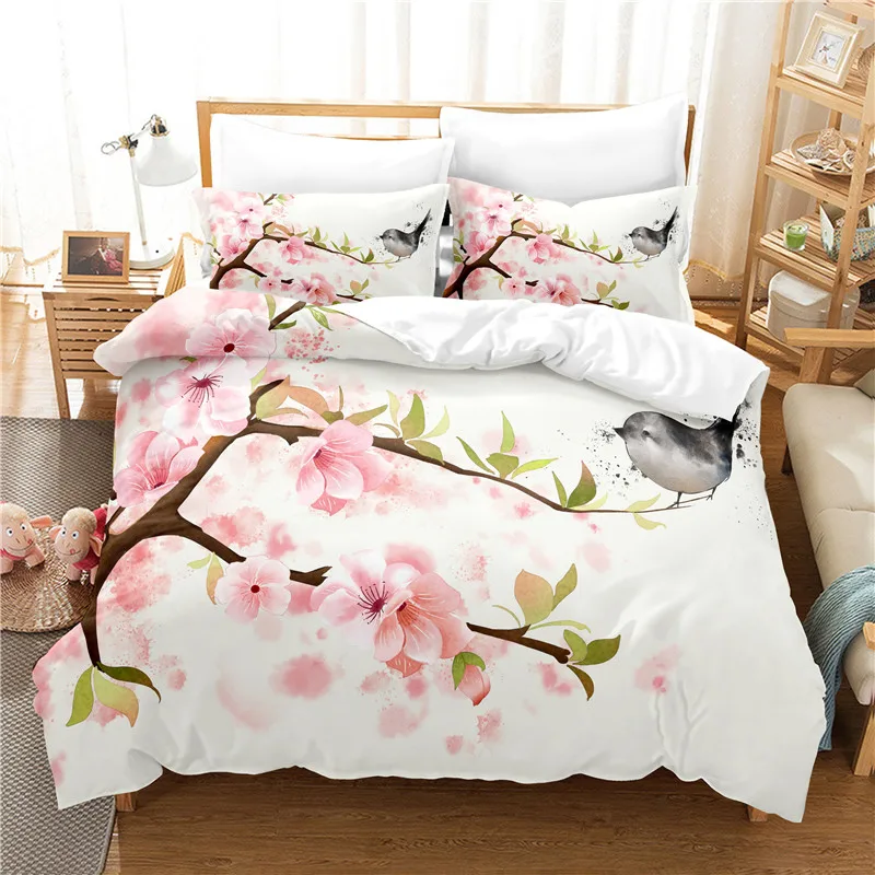 Branch Flower Bedding Set For Bedroom Soft Bedspreads For Bed Home