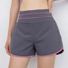 Новые женские спортивные шорты с эластичной талией спортивные шорты для йоги спортивная одежда для бега cretkoav шорты женские