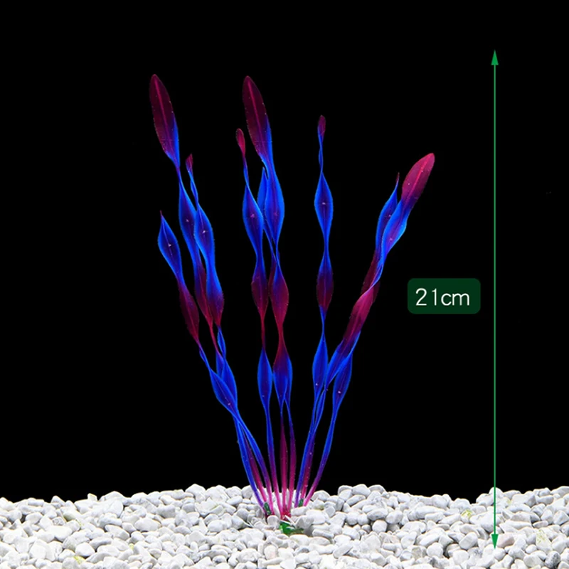 Plastic Aquarium Decorative Simulation Seaweed Environmental Protection Materials Aquarium Decorative Accessories