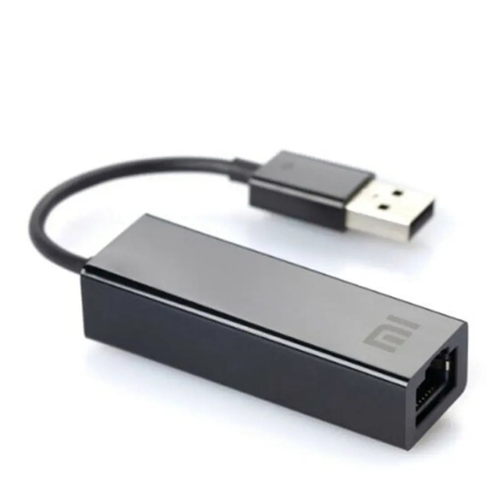 Original Xiaomi USB to Ethernet Card RJ45 Adapter Cable External 10/100Mbps for mi BOX 3 3C 3S 4 4C SE Laptop PC Notebook Usb2.0
