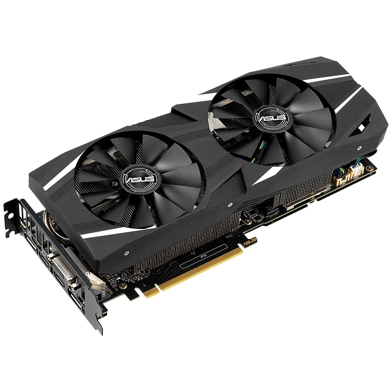 ASUS DUAL-RTX 2060-O6G в форме снежного барса, настольный ПК карточная игра 2060 6GSupport 4 screen