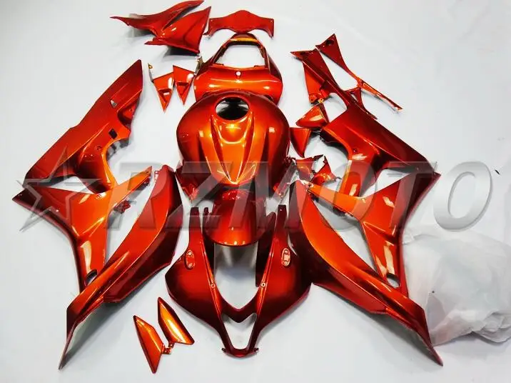 Впрыска ABS мотоцикл полный комплект обтекателя подходит для Honda CBR600RR 07 08 F5 2007 2008 Обтекатели на заказ все Оранжевые огни