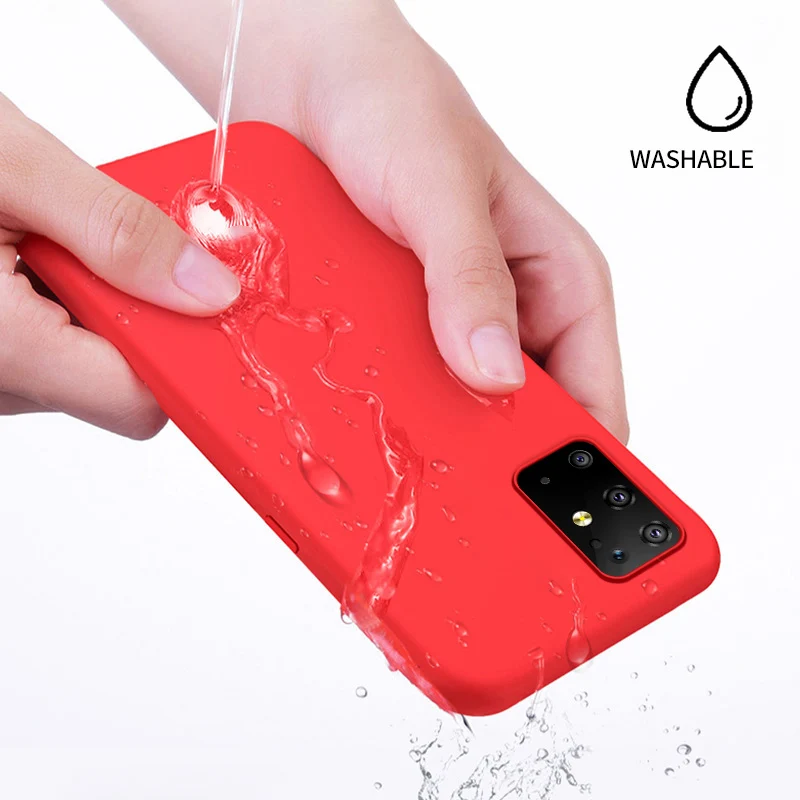 Жидкий силиконовый чехол на для Samsung Galaxy A51 A50 A 50 противоударный A71 A10 A30S A40 A70
