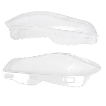 

2pcs Car Clear Front Headlight Lens Cover Replacement Headlight head light lamp Shell Cover - Right & Left