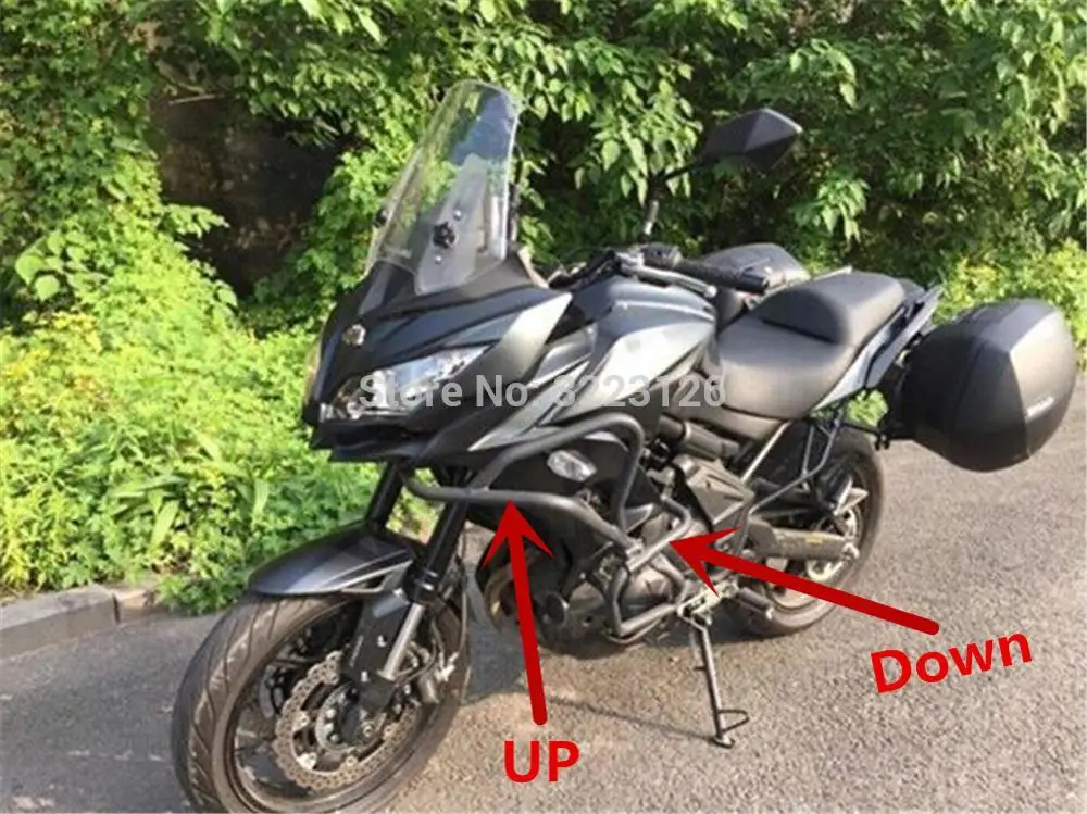 Бампер для KAWASAKi versys650 Versys 650 KLE650 2015 2016 2017 2018|engine guard|crash barbumper crash bar |