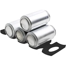 

Beer Can Storage Holder Silicone Bottle Stacking Mat Refrigerator Organizer to Stack Bottles Can Beer Soda Non-Slip Holder Rack