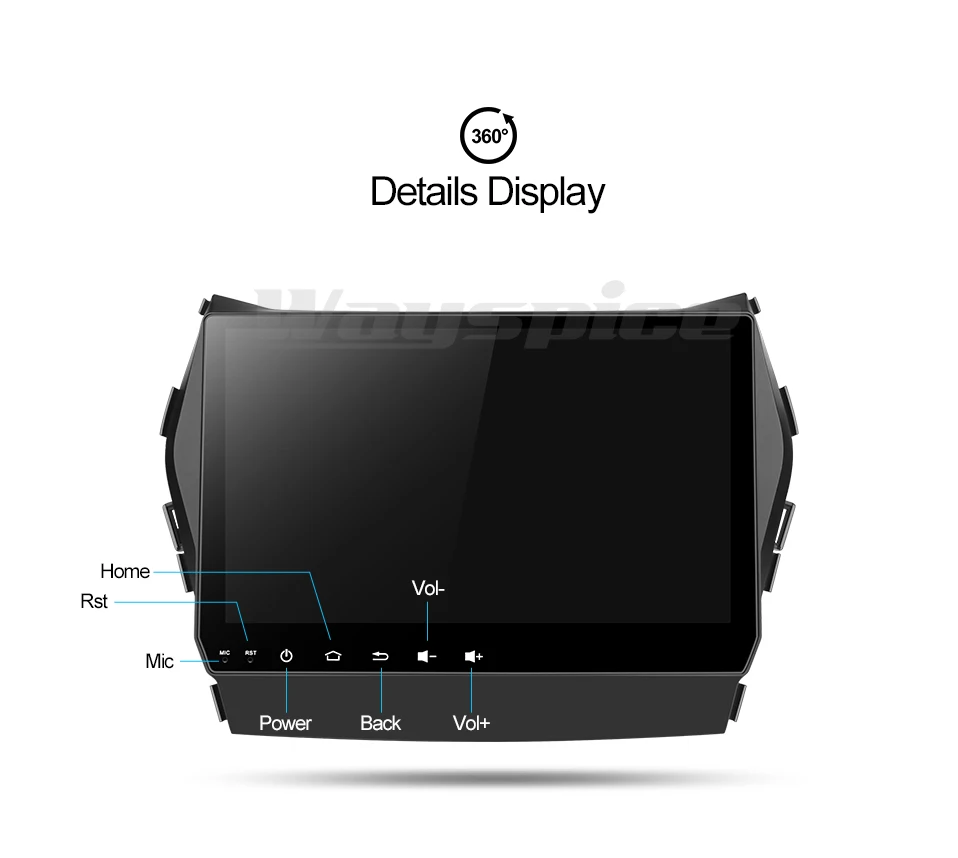 Android 9,0 PX30 автомобильный dvd gps Видео Радио плеер 1 din для hyundai IX45 Santa fe 2013 автомобильный навигатор