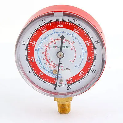 

10mm 1/8" PT Thread 0-500 psi Replacement A/C Gauge High Pressure