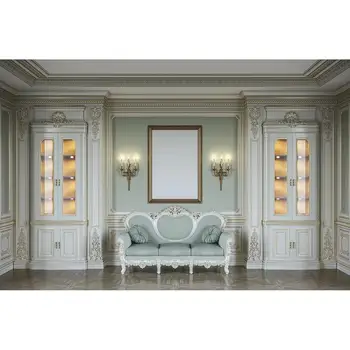 

Living Room Sofa Cabinet Photo Backdrop Customized Background Photography Props for Baby Shower Children Home Party Photoshoot