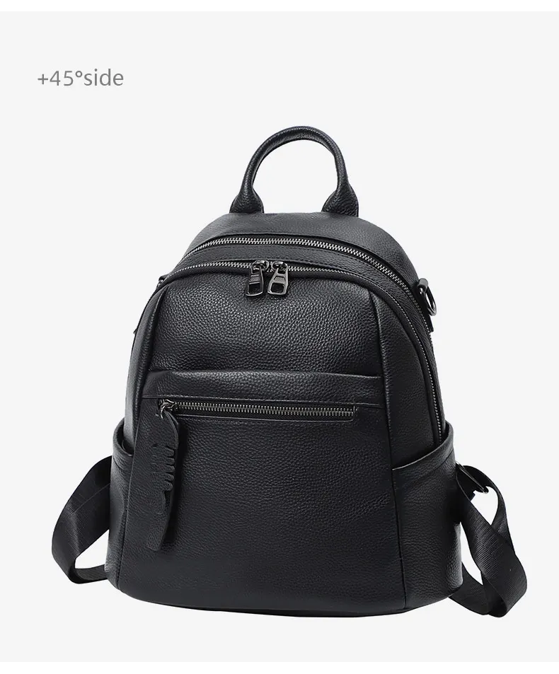 Stylish Backpacks for man Women's Backpack 100% Genuine Cow Leather Designer Rucksack  Vintage Female Shoulder School Bags Travel Ladies Bagpack For Girls Stylish Backpacks luxury