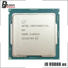 Процессор Intel Core i9-9900K es i9 9900K es QQBY 3,1 ГГц Восьмиядерный процессор с шестью резьбой L2 = 2 м L3 = 16 м 95 Вт LGA 1151