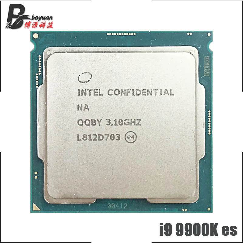 Процессор Intel Core 9900 es i9 1151 K QQBY 3 1 ГГц восемь ядер 16 ниточный процессор L2 = 2 м L3 95 Вт