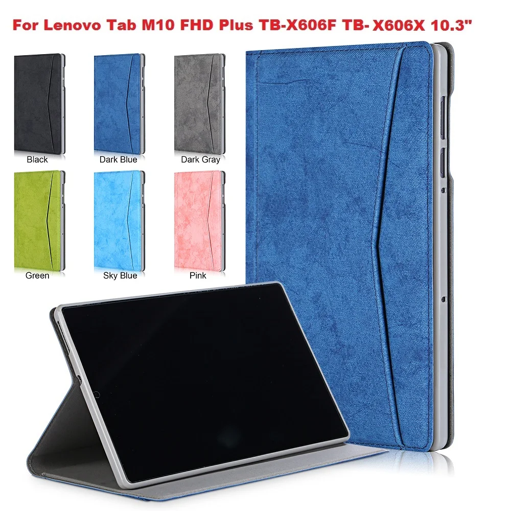 Чехол для Lenovo Tab M10 FHD Plus 10 3 ТБ-X606 мягкий силиконовый чехол TB-X606F/X606M чехол-подставка