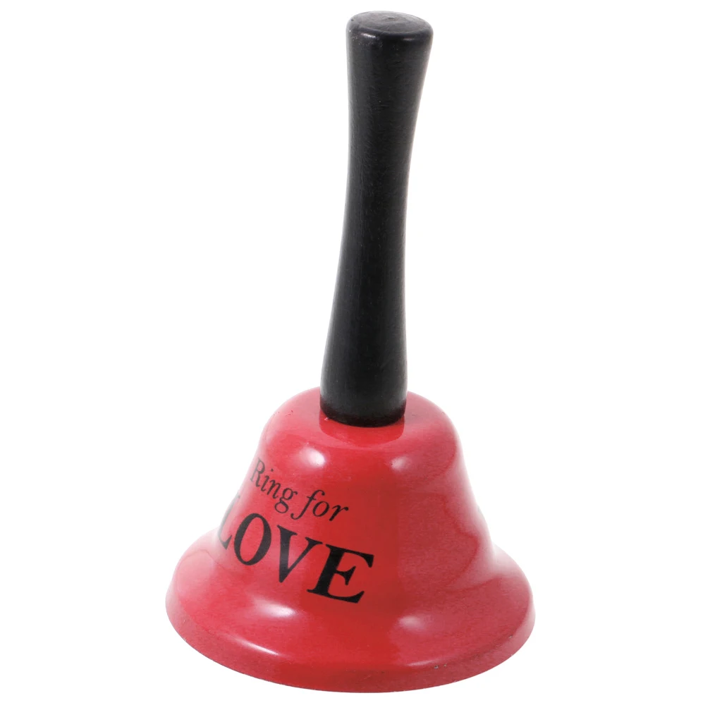 Creative Hand Bell Lovers Gift Gag Toy Joke Game Ring for Sex/a Kiss/ Love