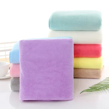 

Bath Towel Gaomi Coral Fleece Water Absorbent Thick Quick-dry Large Bath Towel -gift Boxed Square 300 Grams 70x140 Yellow Ebay